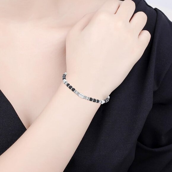 Lava Stone Boho Beaded Bracelets for Women Trendy Jewelry Gifts for Lover, Mom - Picture 7 of 7